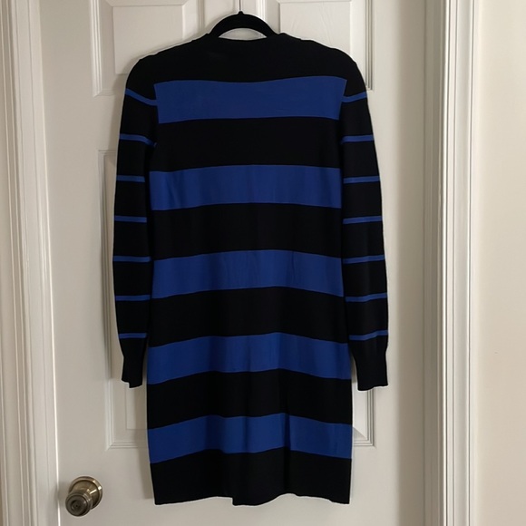 Love Moschino Knitted Dress Blue Black - Picture 2 of 11